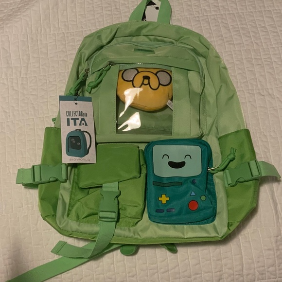 Adventure Time BMO Jake Multi Pocket Backpack - Picture 1 of 8